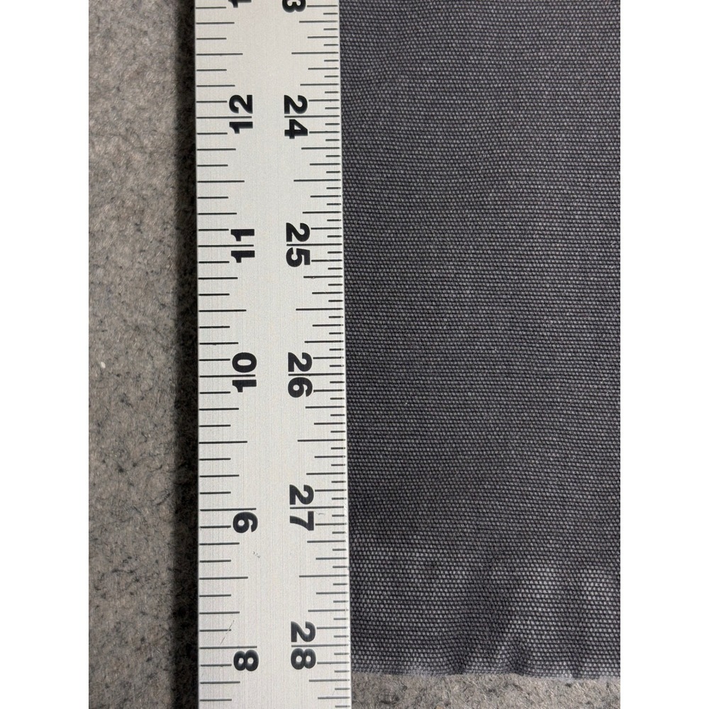 Coleman Mens 34x28 Flannel Lined Work Pants Charcoal‎ Gray Buffalo Plaid Canvas - Picture 9 of 11